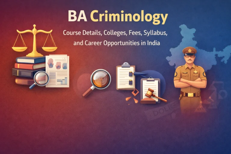 BA Criminology: Course Details, Colleges, Fees, Syllabus, and Career Opportunities in India - FindMyCollege
