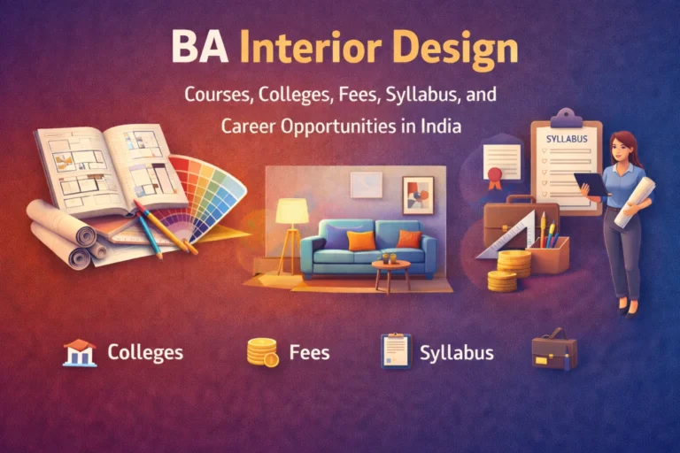 BA Interior Design: Courses, Colleges, Fees, Syllabus, and Career Opportunities in India - FindMyCollege