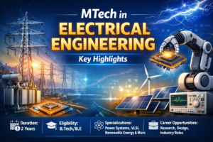MTech Electrical Engineering: Colleges, Fees, Syllabus & Career in India