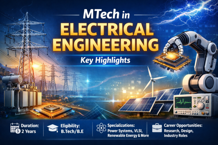 MTech in Electrical Engineering: Course Details, Eligibility, Admission, Syllabus, Scope, and Career Opportunities - FindMyCollege