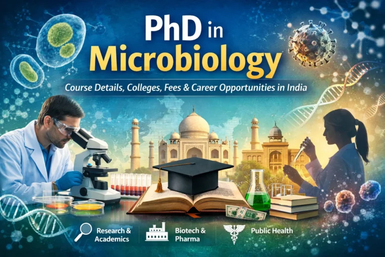 PHD in Microbiology: Course Details, Colleges, Fees, and Career Opportunities in India - FindMyCollege