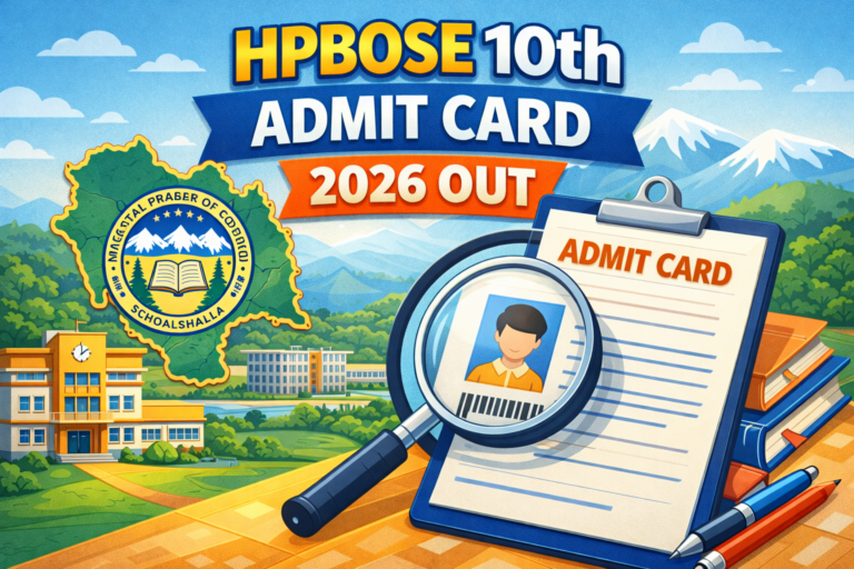 HPBOSE 10th Admit Card 2026 OUT: Schools to Download HP Board Hall Ticket at Hpbose.org - FindMyCollege