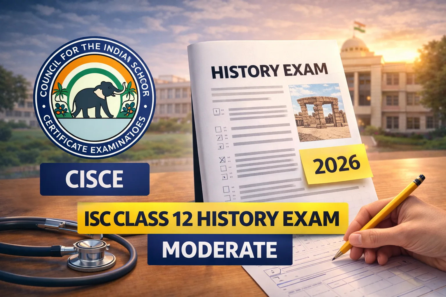 ISC Class 12 History Exam 2026 Held; Paper Rated Moderate by Students - FindMyCollege