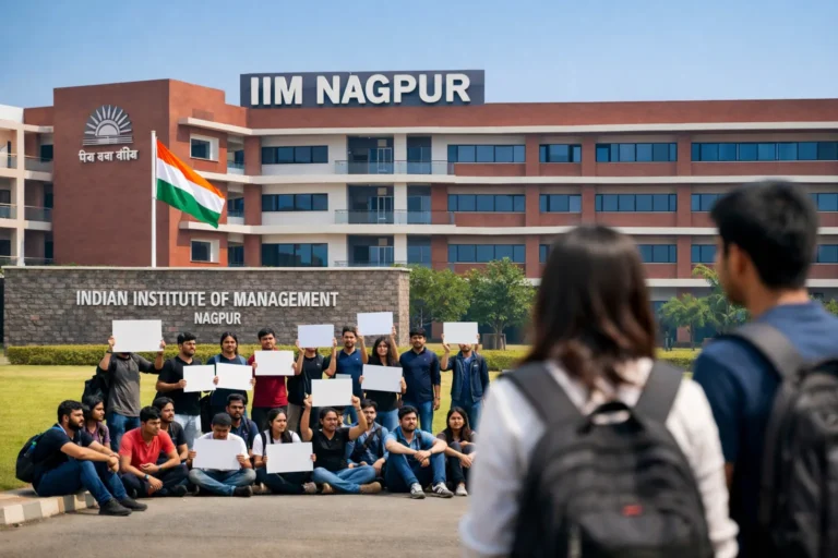 IIM Nagpur Revokes Suspension and Exam Ban After MBA Students’ Campus Protest - FindMyCollege