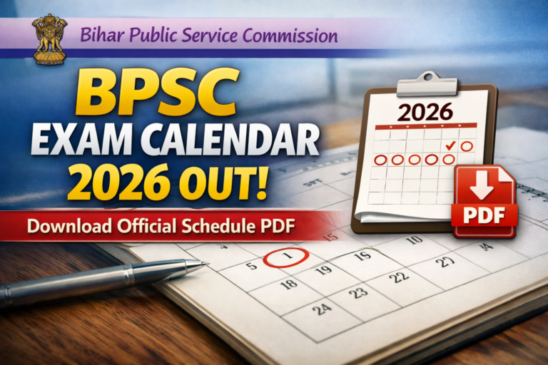 BPSC Exam Calendar 2026 OUT: Download Official Exam Schedule PDF – Link Here - FindMyCollege