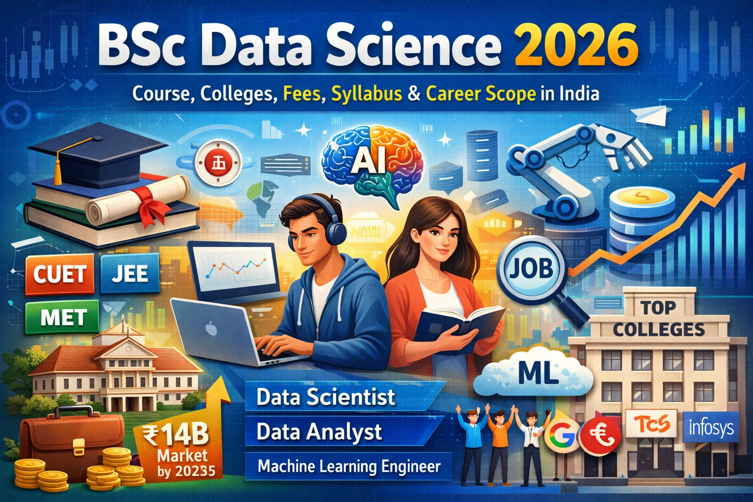 BSC Data Science 2026: Course, Colleges, Fees, Eligibility, Syllabus & Career Scope India - FindMyCollege