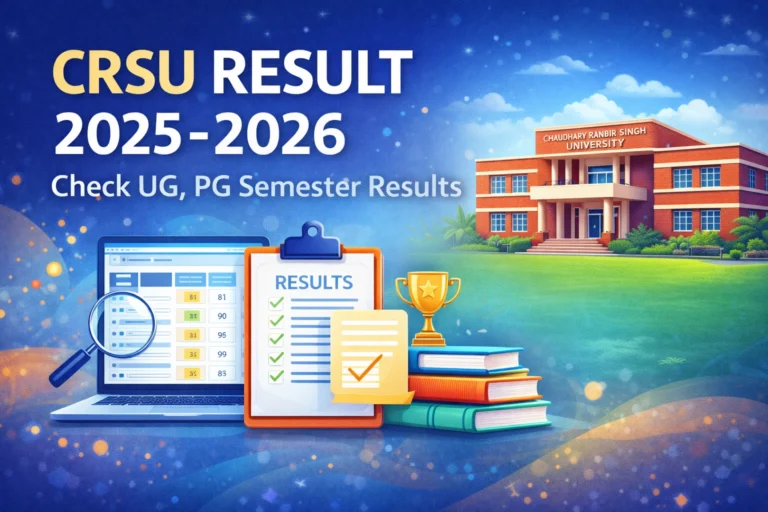 CRSU Result 2025-2026 – Check UG, PG Semester Results - FindMyCollege