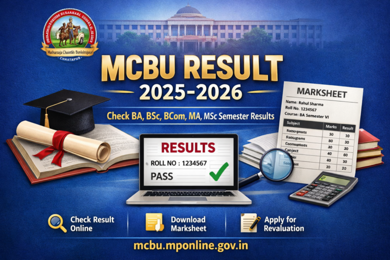 MCBU Result 2025-2026 – Check BA, BSC, BCom, MA, MSC Semester Results - FindMyCollege