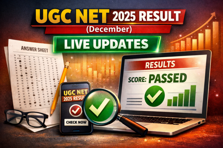 UGC NET 2025 Result (December) Live Updates: Download Link, JRF Cut-Off, Final Answer Key - FindMyCollege
