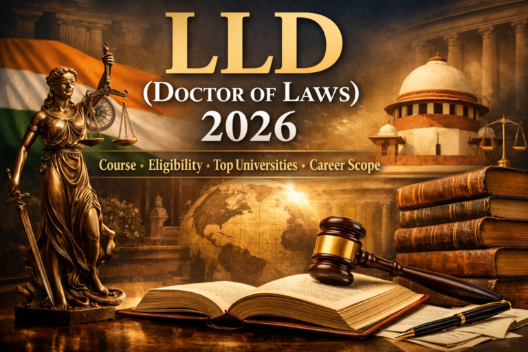 LLD (Doctor of Laws) 2026: Course, Eligibility, Top Universities & Career Scope India - FindMyCollege