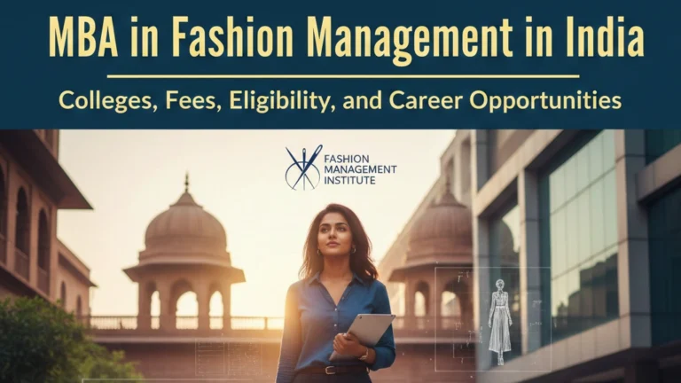 MBA in Fashion Management in India: Colleges, Fees, Eligibility, and Career Opportunities - FindMyCollege
