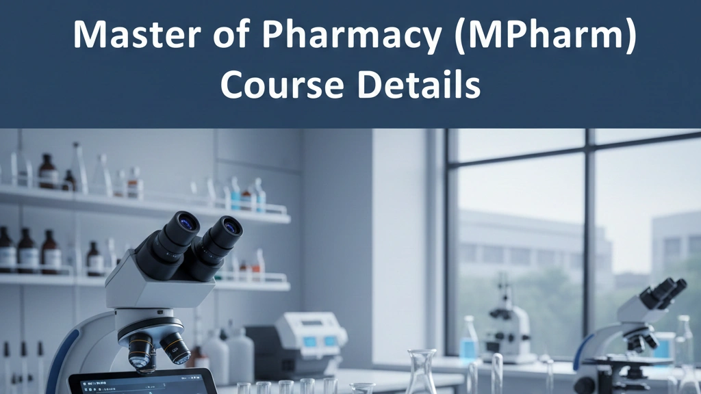 Master of Pharmacy (Mpharm) 2026: Full Form, Course Fees, Syllabus, Fees, Top Colleges, Salary, Scope - FindMyCollege