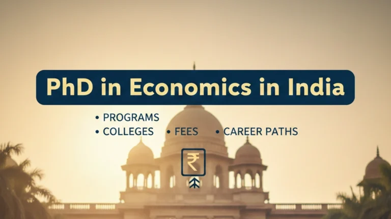 PHD in Economics in India: Programs, Colleges, Fees, and Career Paths - FindMyCollege