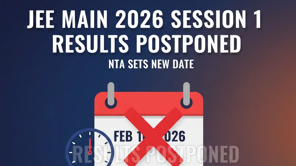 JEE Main 2026 Session 1 Live Updates, Results Postponed; NTA Sets New Date of February 16 - FindMyCollege