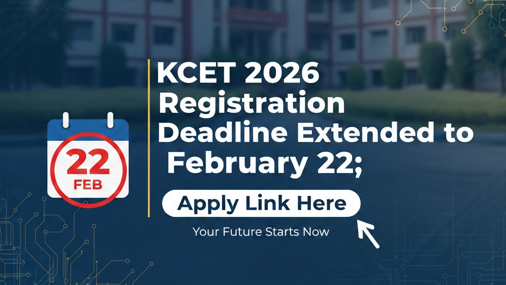 KCET 2026 Registration Deadline Extended to February 22; Apply Link Here - FindMyCollege