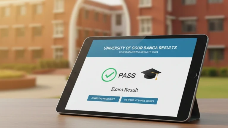 University of Gour Banga Result 2025-2026 Check UG, PG Semester Results - FindMyCollege