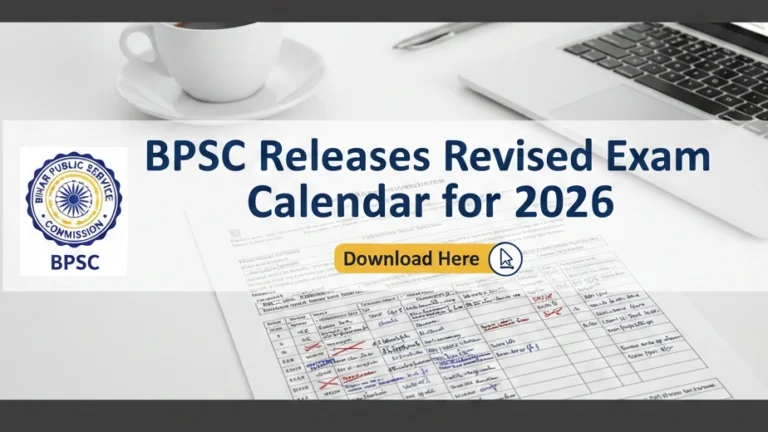 BPSC Releases Revised Exam Calendar for 2026; Download New Calendar Here - FindMyCollege