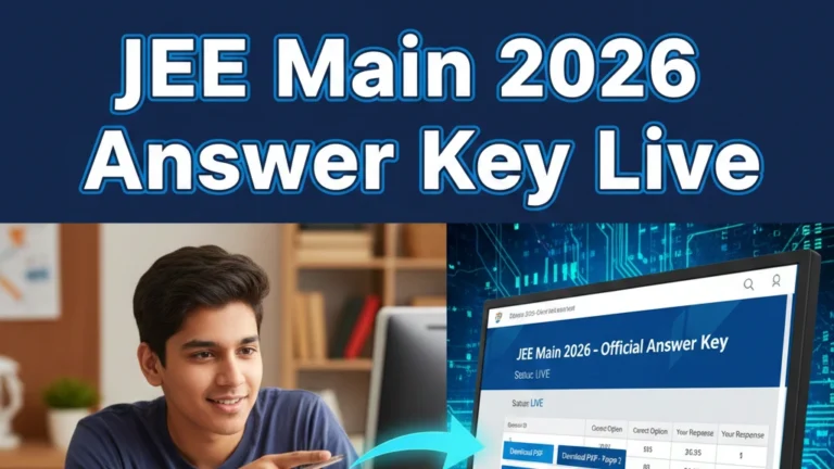 JEE Main 2026 Answer Key Live: Final Key to Be Out at Jeemain.nta.nic.in, Direct Link Below - FindMyCollege