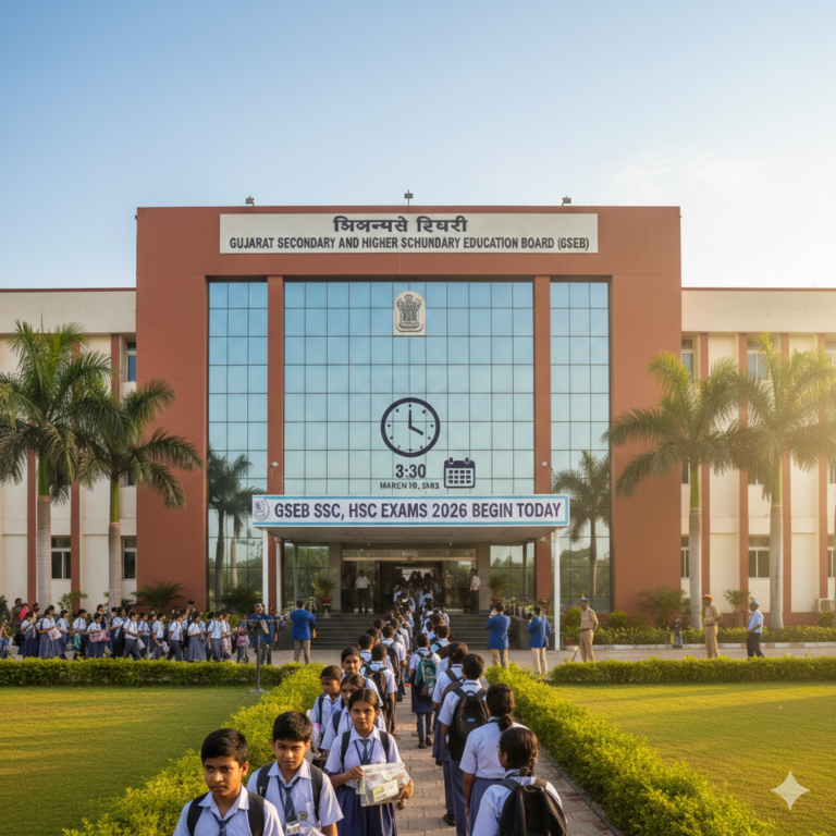 GSEB SSC, HSC Exams 2026 Begin Today; Important Exam-Day Checklist for Students - FindMyCollege