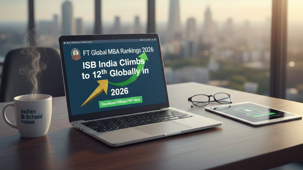 Indian Business Schools Shine in FT Global MBA Rankings 2026: ISB Climbs to 12th Position, Download Official PDF Here - FindMyCollege
