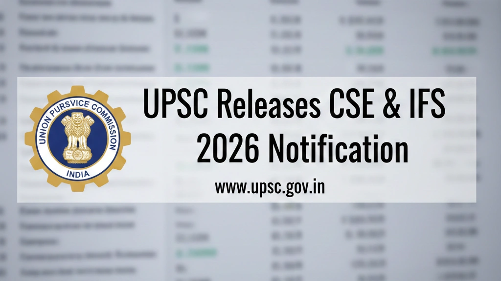 UPSC Releases CSE & IFS 2026 Notification: 933 Vacancies Announced, Download Official Notification, Prelims Set for May 24 - FindMyCollege