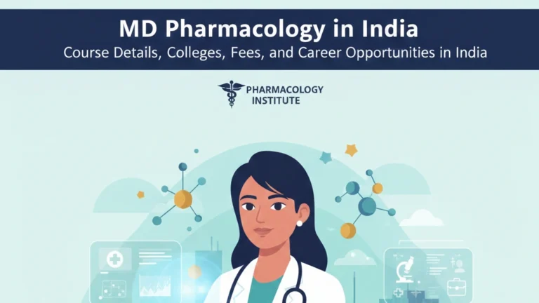 MD Pharmacology: Course Details, Colleges, Fees, and Career Opportunities in India - FindMyCollege