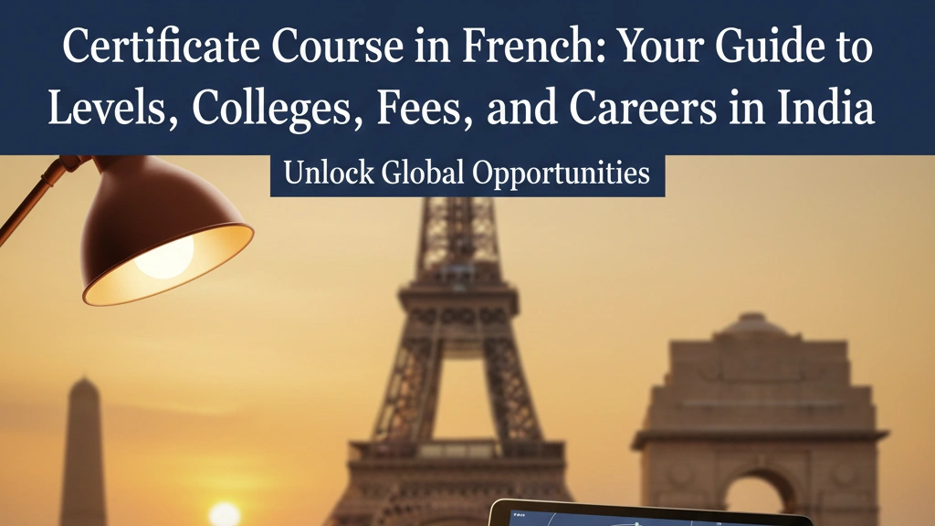 Certificate Course in French: Your Guide to Levels, Colleges, Fees, and Careers in India - FindMyCollege