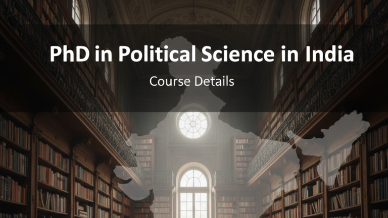 PHD in Political Science in India: Colleges, Fees, Syllabus, and Career Paths - FindMyCollege