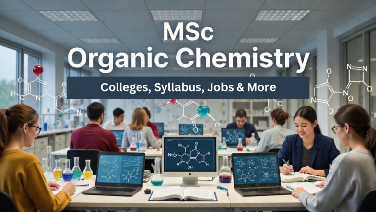 MSC Organic Chemistry in India: Colleges, Fees, Syllabus, and Career Opportunities - FindMyCollege