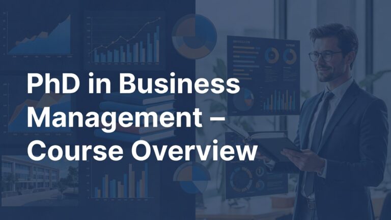 PHD in Business Management 2026: Programs, Specializations and Funding Options - FindMyCollege