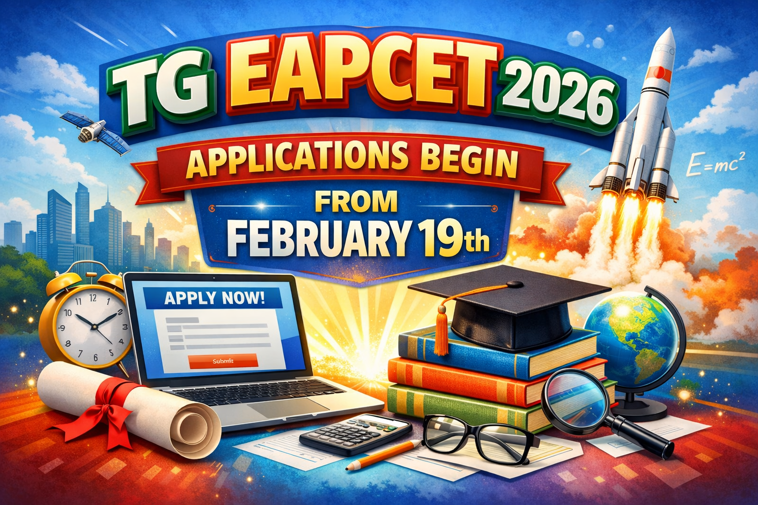 TS EAPCET 2026 Application Process Begins Soon: Find Direct Links and Official Notification Here - FindMyCollege