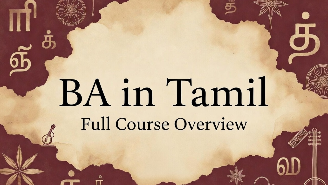 BA Tamil: Course Details, Colleges, Syllabus, Career Opportunities in India - FindMyCollege