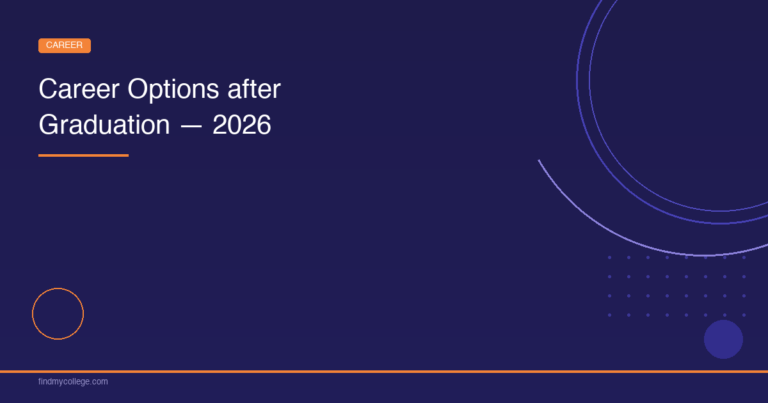 Career Options After Graduation – Salary, Scope & Top Recruiters 2026 - FindMyCollege