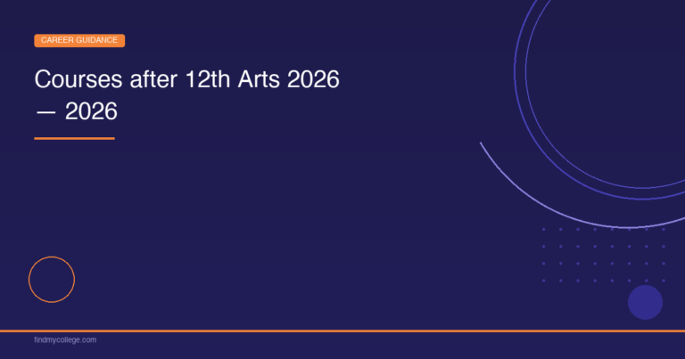 Courses After 12th Arts 2026 - FindMyCollege