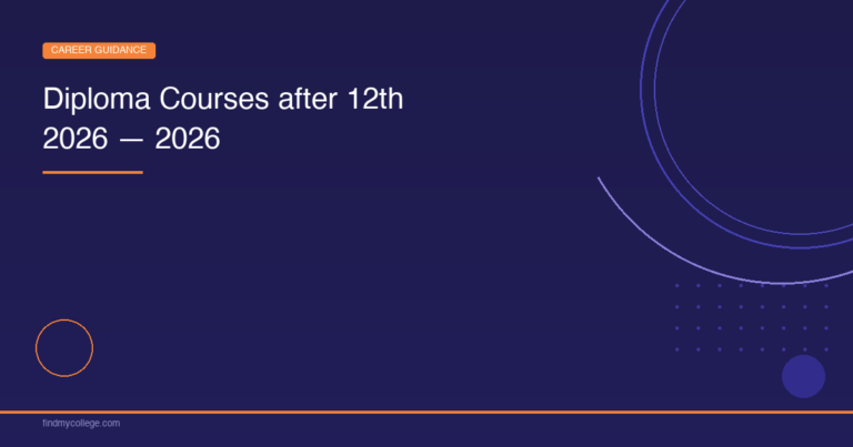 Diploma Courses After 12th – Top Colleges, Online Courses, with Placement Support, Admission 2026 - FindMyCollege