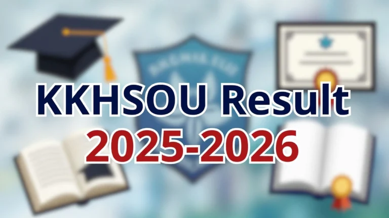 KKHSOU Result 2025-2026 – Check BA, MA, B.Com, BCA Semester Results with Marksheet - FindMyCollege