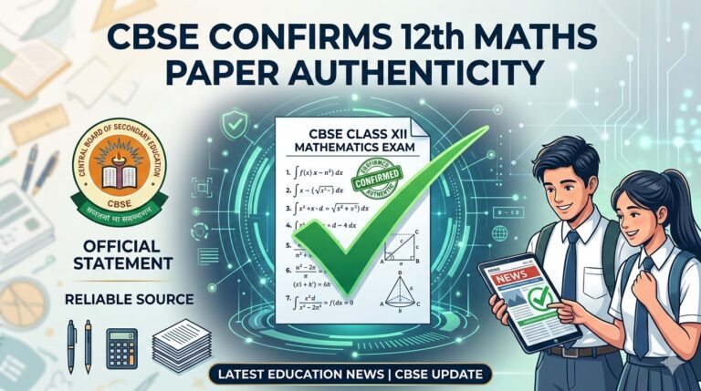 CBSE Confirms 12th Maths Question Paper’s Authenticity After QR Code Videos - FindMyCollege