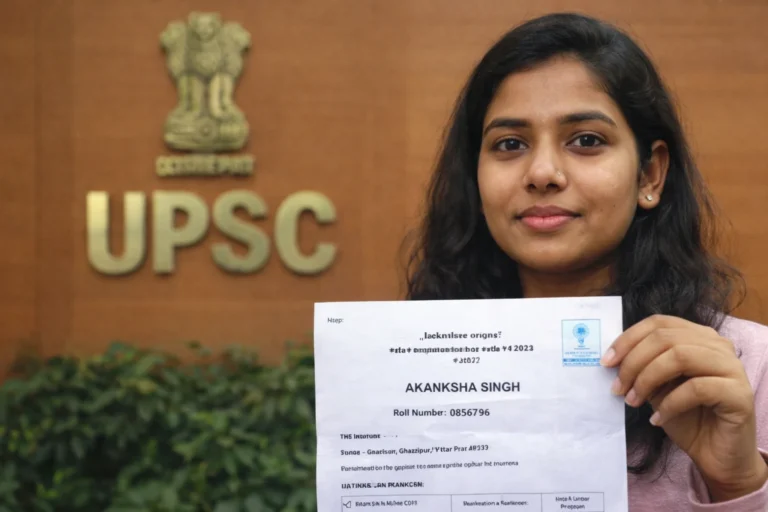 UPSC Rank 301 Dispute Ends: Ghazipur’s Akanksha Singh Confirmed as CSE 2025 Qualifier - FindMyCollege