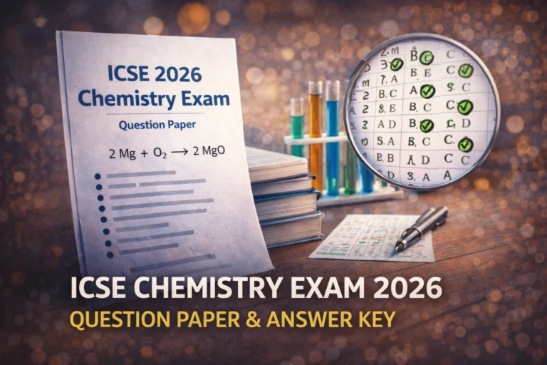 ICSE Chemistry Exam 2026 Ends: Question Paper Analysis and Unofficial Answer Key Released - FindMyCollege