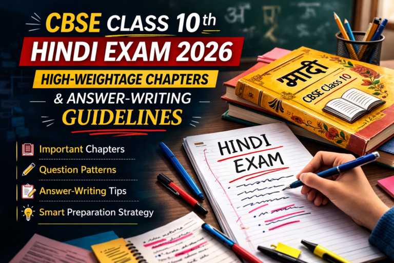 CBSE Class 10 Hindi Exam 2026: High-Weightage Chapters, Answer-Writing Guidelines & Key Preparation Tips - FindMyCollege