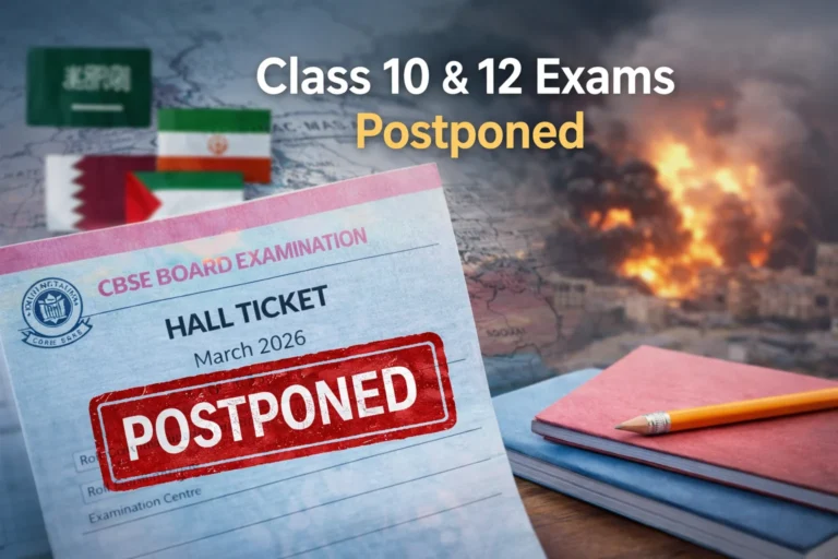 Central Board of Secondary Education Postpones Class 10 and 12 Board Exams in Middle East Region - FindMyCollege