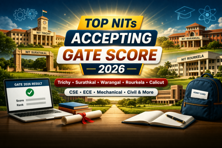 Top NITs Accepting GATE Score 2026