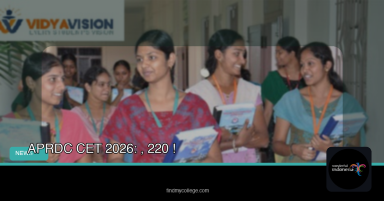 APRDC CET 2026: రెసిడెన్షియల్ డిగ్రీ కాలేజీల్లో అడ్మిషన్లు, మొత్తం 220 సీట్లు! - FindMyCollege