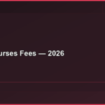 BDS Courses Fees — 2026