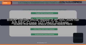 BSEAP Clarifies Official Release of AP SSC 2026 Hall Tickets This Week; Check Official Notice Here