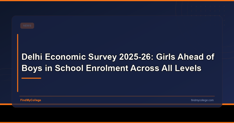 Delhi Economic Survey 2025-26: Girls ahead of boys in school enrolment across all levels