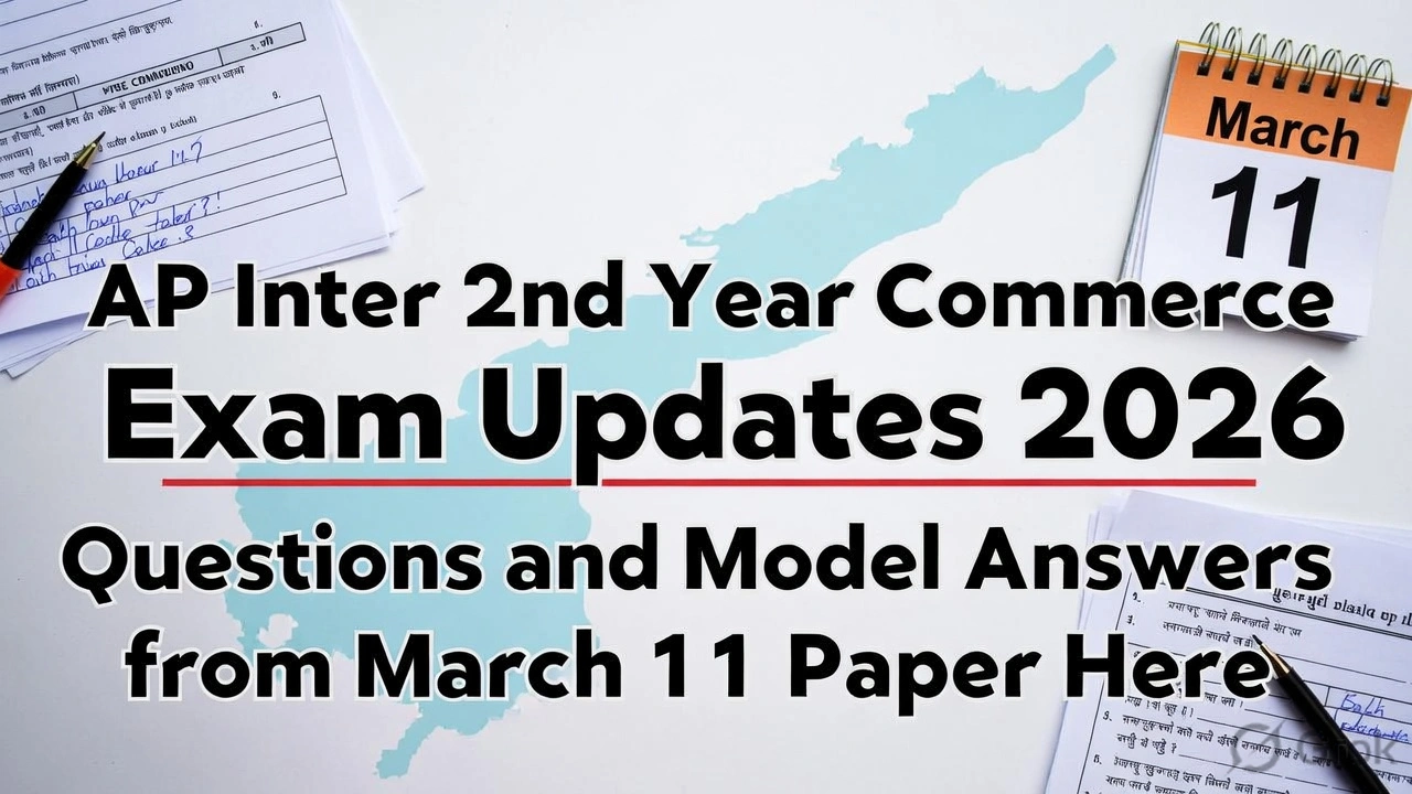 AP Inter 2nd Year Commerce Exam Updates 2026 - FindMyCollege