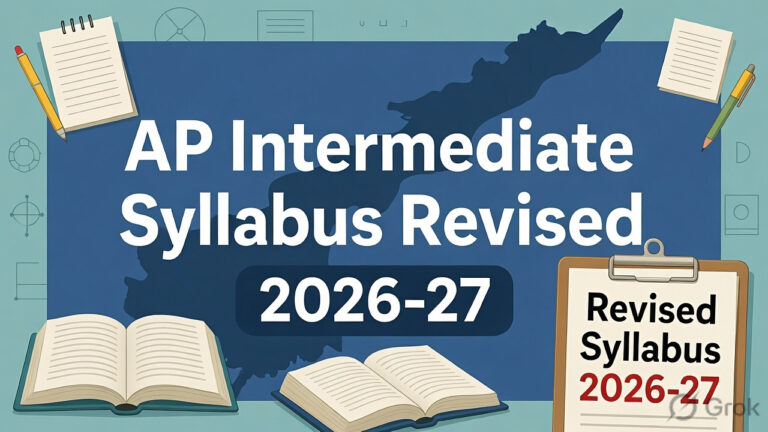 AP Intermediate Syllabus Revised for 2026-27 Academic Year by BIEAP - FindMyCollege