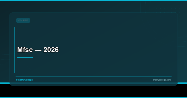 Mfsc — 2026