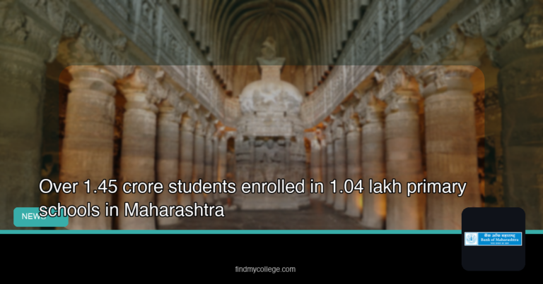 Over 1.45 Crore Students Enrolled in 1.04 Lakh Primary Schools in Maharashtra - FindMyCollege